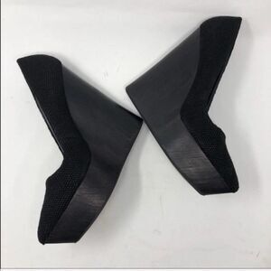 Theyskens’ Theory Black Canapa Wedge Pump 40 9